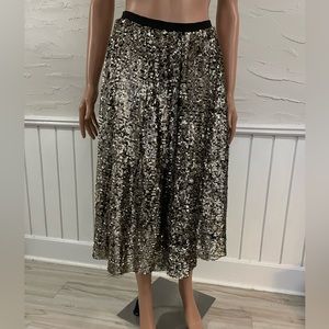 Anthropologie sequined skirt